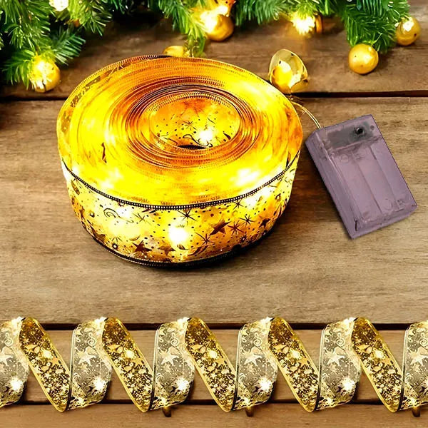 Zlatna LED dekor traka-Praznični sjaj koji mijenja cijeli ambijent