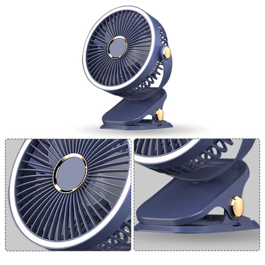 4u1 LED Stoni Ventilator sa Štipaljkom