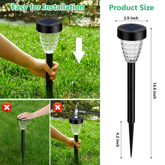 Solarne baštenske lampe - 2 KOMADA