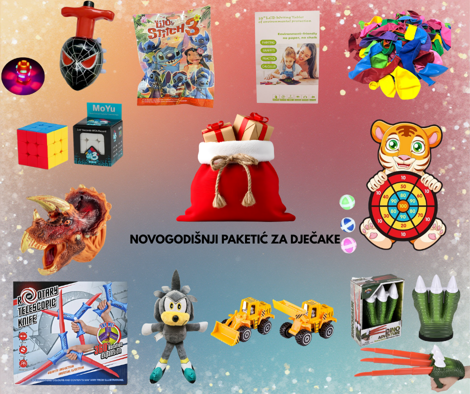 🎁NOVOGODIŠNJI PAKETIĆ ZA DJEČAKE I DJEVOJČICE🎁