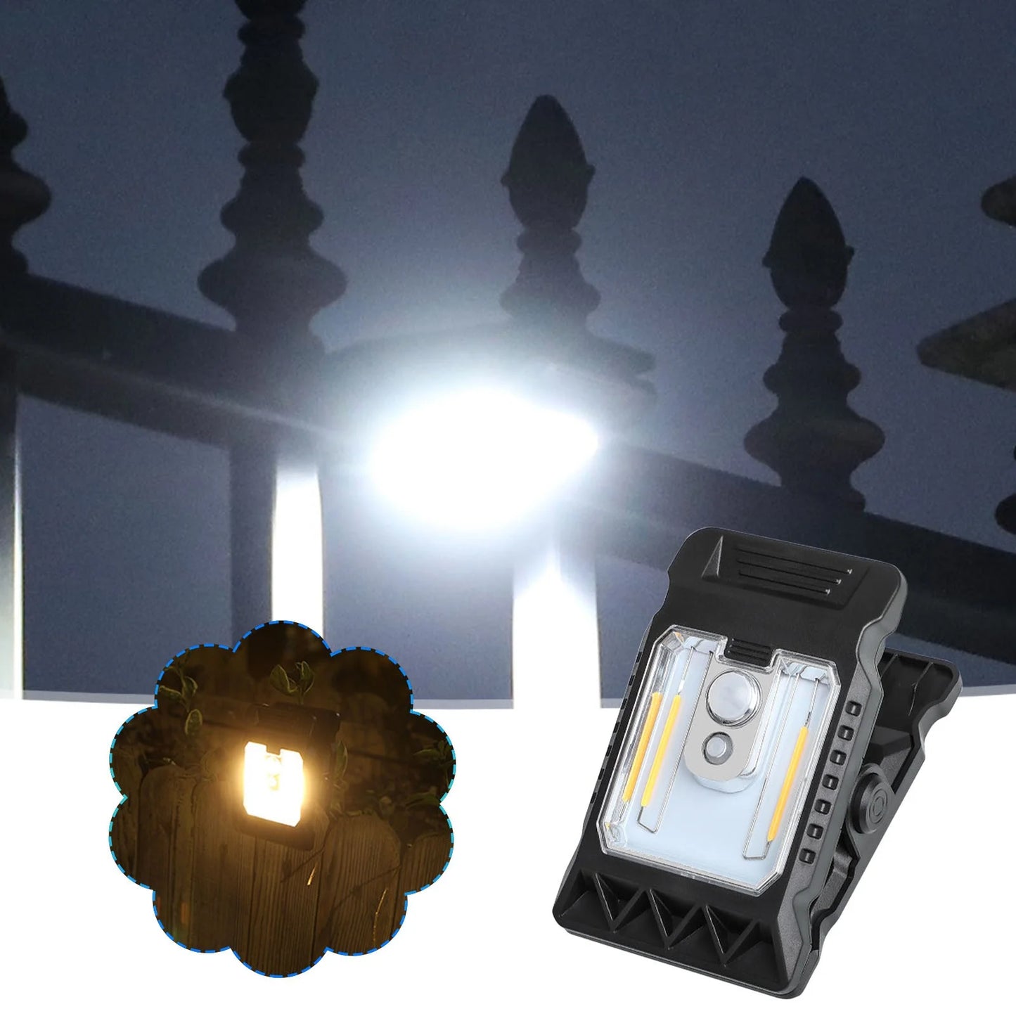 Solarna mini lampa sa štipaljkom