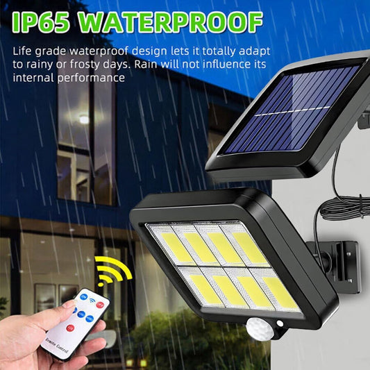 Solarna LED Lampa 294 COB sa Daljinskim Upravljačem