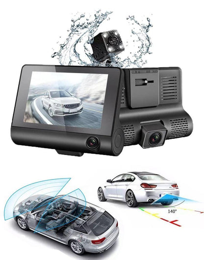 Auto DVR Kamera – Full HD 1080p-Prednja + Zadnja Kamera, G-senzor, Parking režim