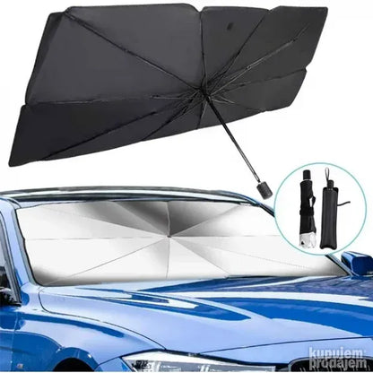 Sklopivi suncobran za auto – Zaštita od sunca i toplote
