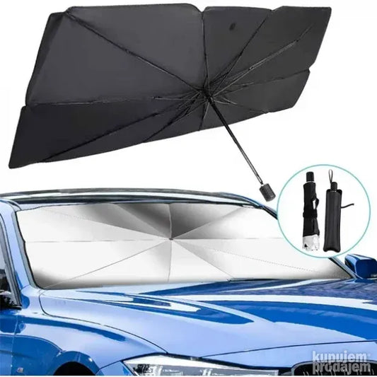 Sklopivi suncobran za auto – Zaštita od sunca i toplote