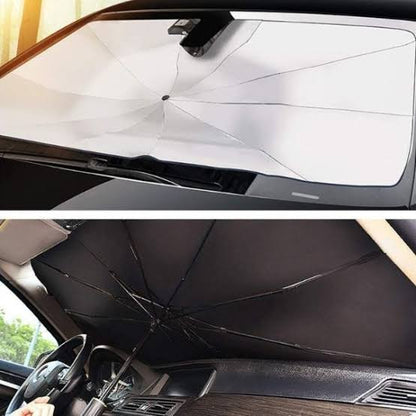Sklopivi suncobran za auto – Zaštita od sunca i toplote