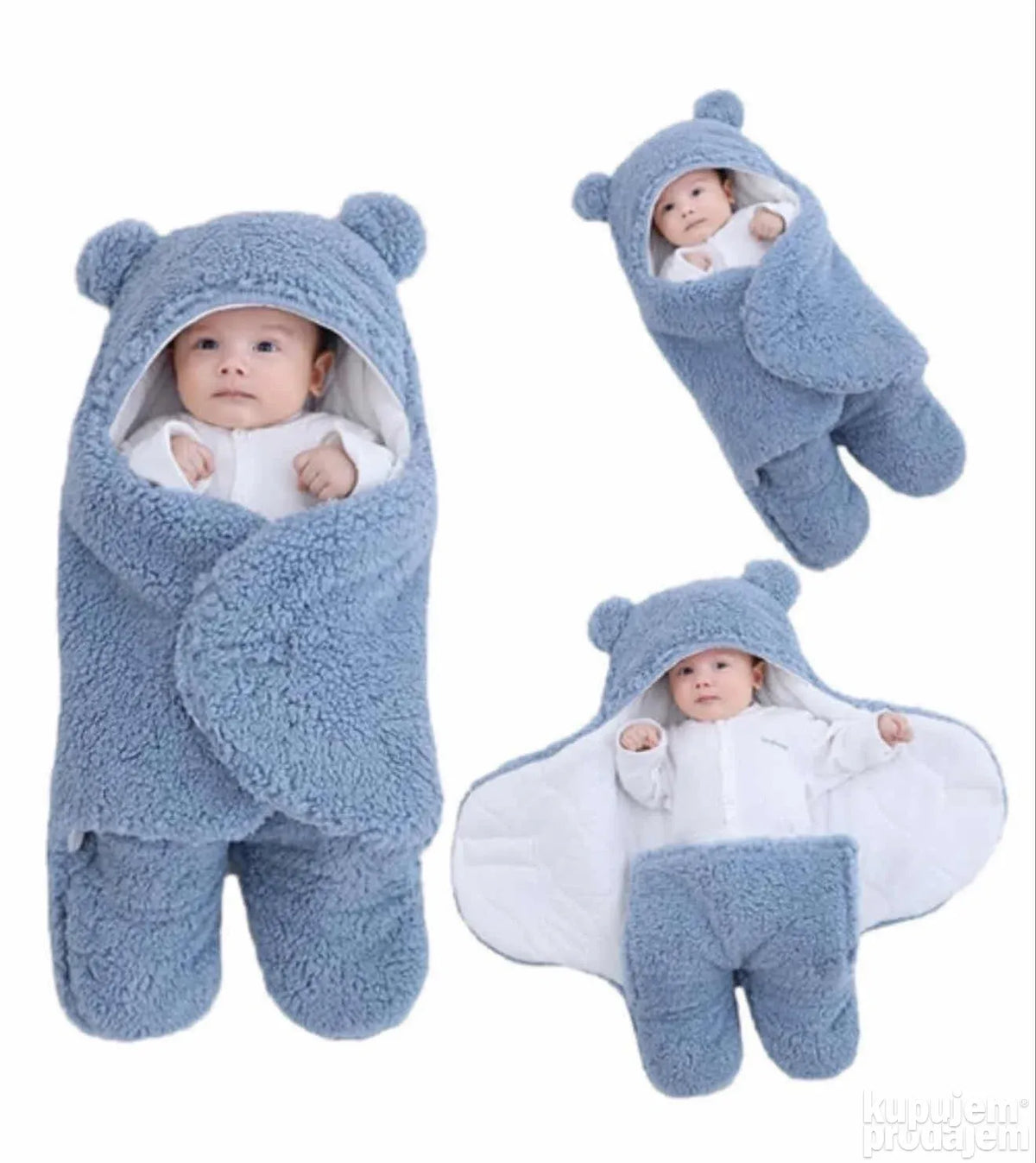 2u1 Ćebe i vreća za spavanje za bebe – Mekano i toplo