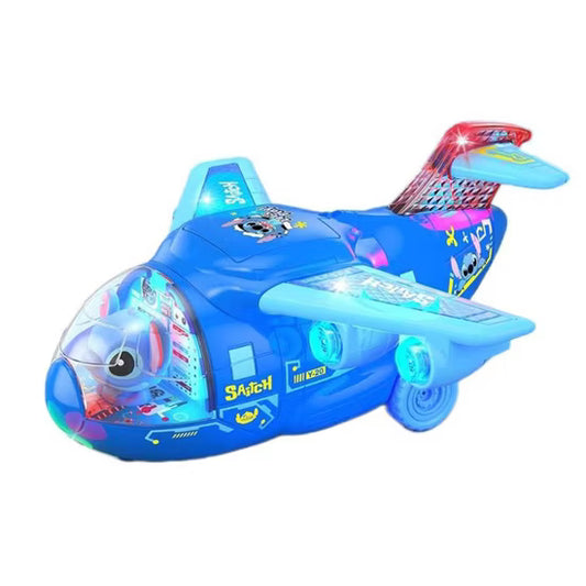 Avion Igračka sa LED Svetlima i Zvučnim Efektima