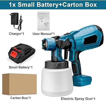 Profesionalni pištolj za farbanje sa baterijom