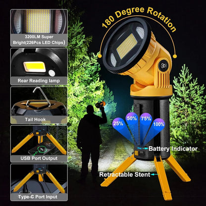 Multifunkcionalna LED reflektorska lampa sa postoljem