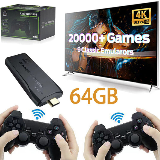 Bežična 4K retro konzola sa dva džojstika