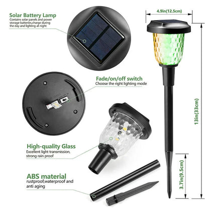 Solarne baštenske lampe - 2 KOMADA